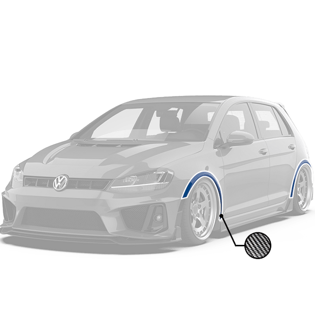 Robot Craftsman Volkswagen Golf / GTI / Golf R MK7 MK7.5 Front & Rear Arches Aftermarket Carbon Fiber Part / Bodykit - Robot Bodykits