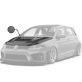 Robot Craftsman Volkswagen Golf / GTI / Golf R MK7 MK7.5 Hood / Bonnet Aftermarket Carbon Fiber Part / Bodykit - Robot Bodykits