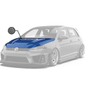 Robot Craftsman Volkswagen Golf / GTI / Golf R MK7 MK7.5 Hood / Bonnet Aftermarket Carbon Fiber Part / Bodykit - Robot Bodykits