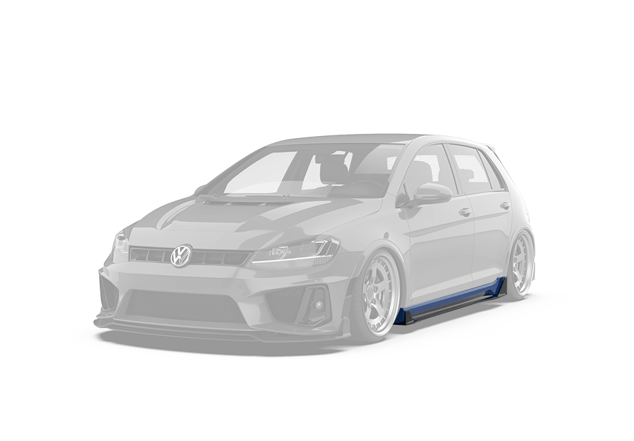 Robot Craftsman Volkswagen Golf / GTI / Golf R MK7 MK7.5 Side Skirts Aftermarket Carbon Fiber Part / Bodykit - Robot Bodykits