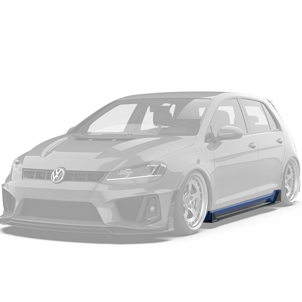 Robot Craftsman Volkswagen Golf / GTI / Golf R MK7 MK7.5 Side Skirts Aftermarket Carbon Fiber Part / Bodykit - Robot Bodykits