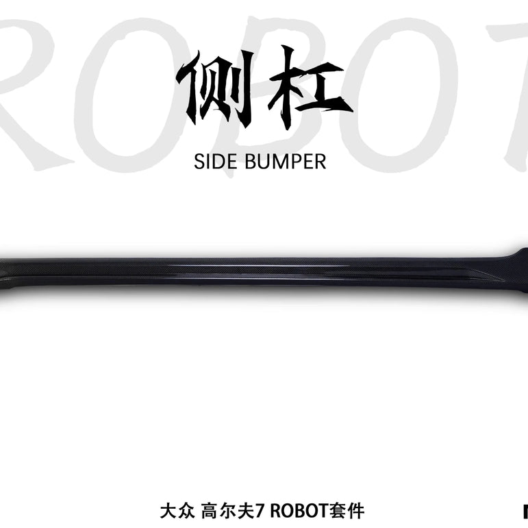 Robot Craftsman Volkswagen Golf / GTI / Golf R MK7 MK7.5 Side Skirts Aftermarket Carbon Fiber Part / Bodykit - Robot Bodykits