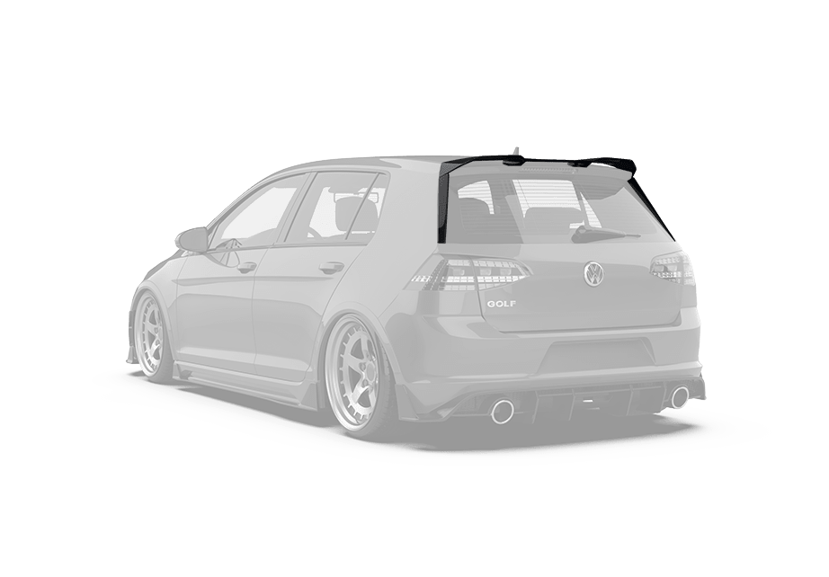 Robot Craftsman Volkswagen Golf / GTI / Golf R Rear Spoiler (Mk 7.5 Only) Aftermarket Carbon Fiber Part / Bodykit - Robot Bodykits