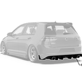 Robot Craftsman Volkswagen Golf / GTI MK7.5 Rear Diffuser (Mk7.5 Only) Aftermarket Carbon Fiber Part / Bodykit - Robot Bodykits