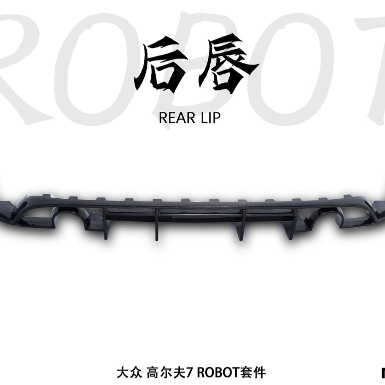 Robot Craftsman Volkswagen Golf / GTI MK7.5 Rear Diffuser (Mk7.5 Only) Aftermarket Carbon Fiber Part / Bodykit - Robot Bodykits