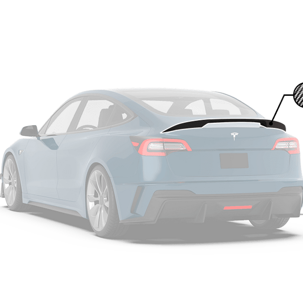 Robot Craftsman Widebody Tesla Model 3 “HACKER” Spoiler Options Aftermarket Carbon Fiber Part / Bodykit - Robot Bodykits
