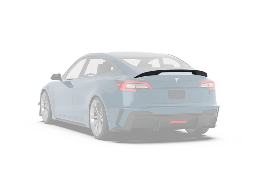 Robot Craftsman Widebody Tesla Model 3 “HACKER” Spoiler Options Aftermarket Carbon Fiber Part / Bodykit - Robot Bodykits
