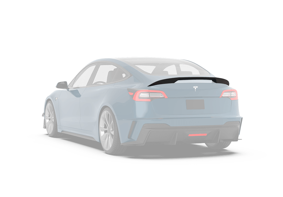 Robot Craftsman Widebody Tesla Model 3 “HACKER” Spoiler Options Aftermarket Carbon Fiber Part / Bodykit - Robot Bodykits