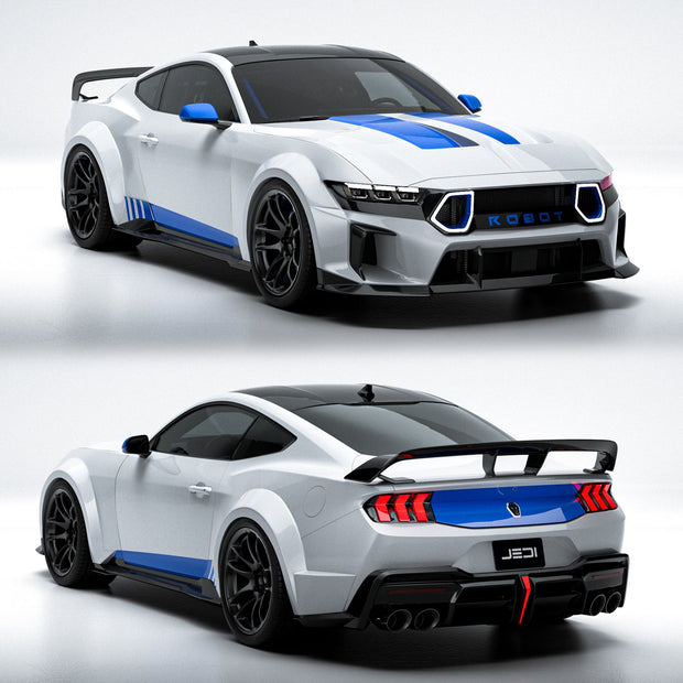 ROBOT Ford Mustang S650 JEDI FRP/ WCF Body Kit & Widebody Kit for Ford Mustang S650 Models Aftermarket Carbon Fiber Part / Bodykit - Robot Bodykits