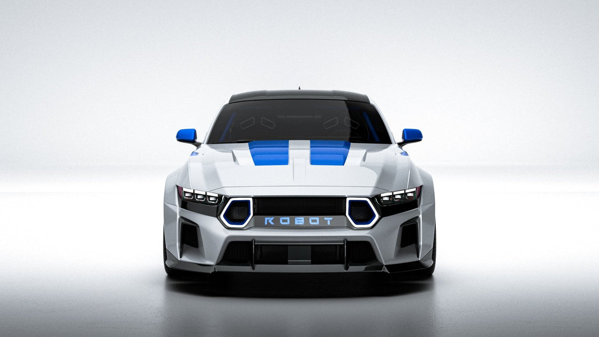 ROBOT Ford Mustang S650 JEDI FRP/ WCF Body Kit & Widebody Kit for Ford Mustang S650 Models Aftermarket Carbon Fiber Part / Bodykit - Robot Bodykits