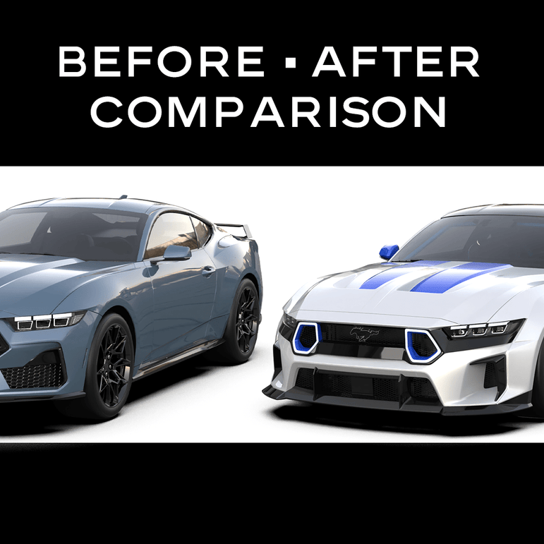 ROBOT Ford Mustang S650 JEDI FRP/ WCF Body Kit & Widebody Kit for Ford Mustang S650 Models Aftermarket Carbon Fiber Part / Bodykit - Robot Bodykits