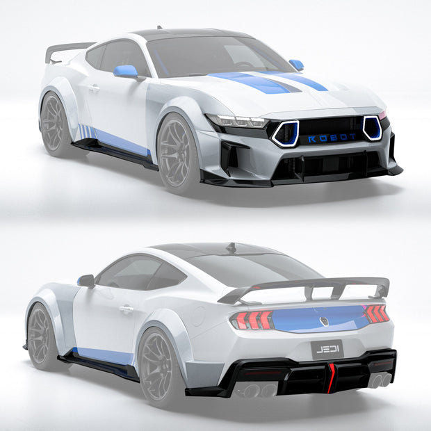 ROBOT Ford Mustang S650 JEDI FRP/ WCF Body Kit & Widebody Kit for Ford Mustang S650 Models Aftermarket Carbon Fiber Part / Bodykit - Robot Bodykits