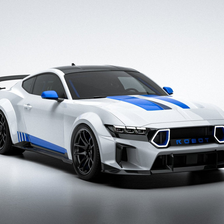 ROBOT Ford Mustang S650 JEDI FRP/ WCF Body Kit & Widebody Kit for Ford Mustang S650 Models Aftermarket Carbon Fiber Part / Bodykit - Robot Bodykits
