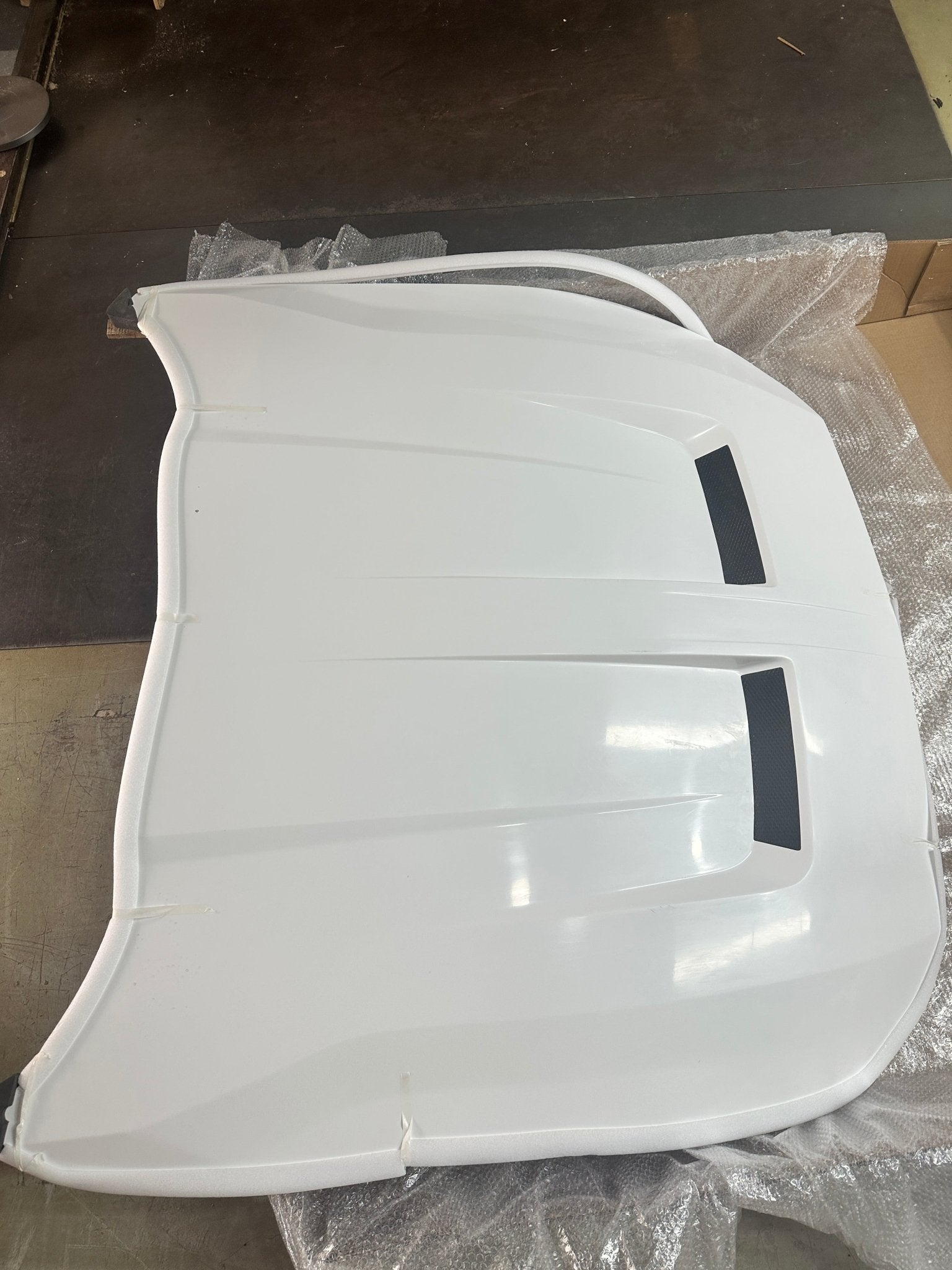 Robot Ford Mustang S650 V1 FRP Bonnet / Hood Aftermarket Carbon Fiber Part / Bodykit - Robot Bodykits