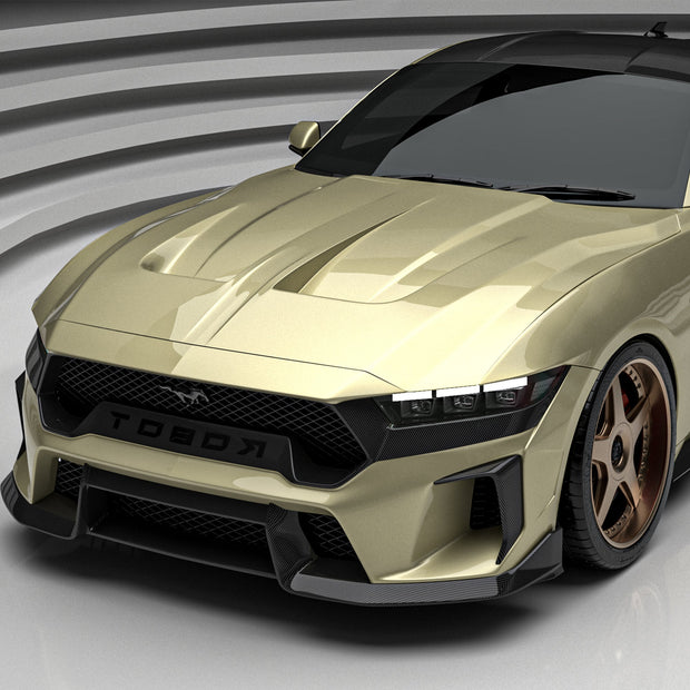 Robot Ford Mustang S650 V1 FRP Bonnet / Hood Aftermarket Carbon Fiber Part / Bodykit - Robot Bodykits