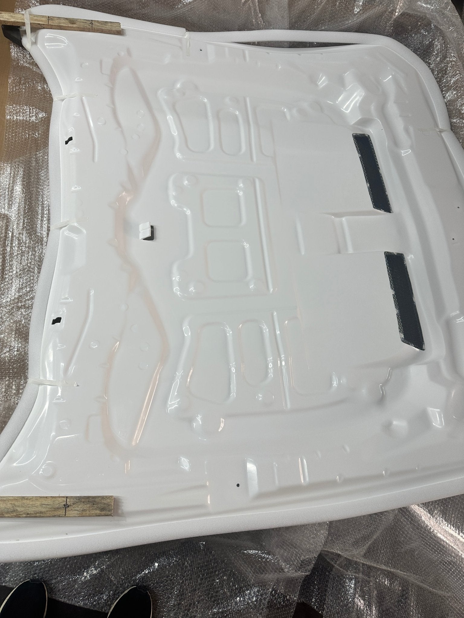 Robot Ford Mustang S650 V1 FRP Bonnet / Hood Aftermarket Carbon Fiber Part / Bodykit - Robot Bodykits
