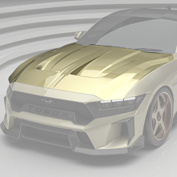 Robot Ford Mustang S650 V1 FRP Bonnet / Hood Aftermarket Carbon Fiber Part / Bodykit - Robot Bodykits