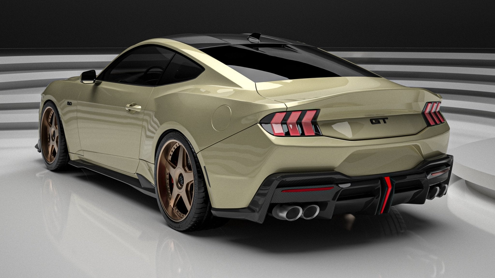 Robot Ford Mustang S650 V1 FRP Full Narrowbody Bodykit Aftermarket Carbon Fiber Part / Bodykit - Robot Bodykits