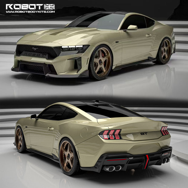 Robot Ford Mustang S650 V1 FRP Full Narrowbody Bodykit Aftermarket Carbon Fiber Part / Bodykit - Robot Bodykits
