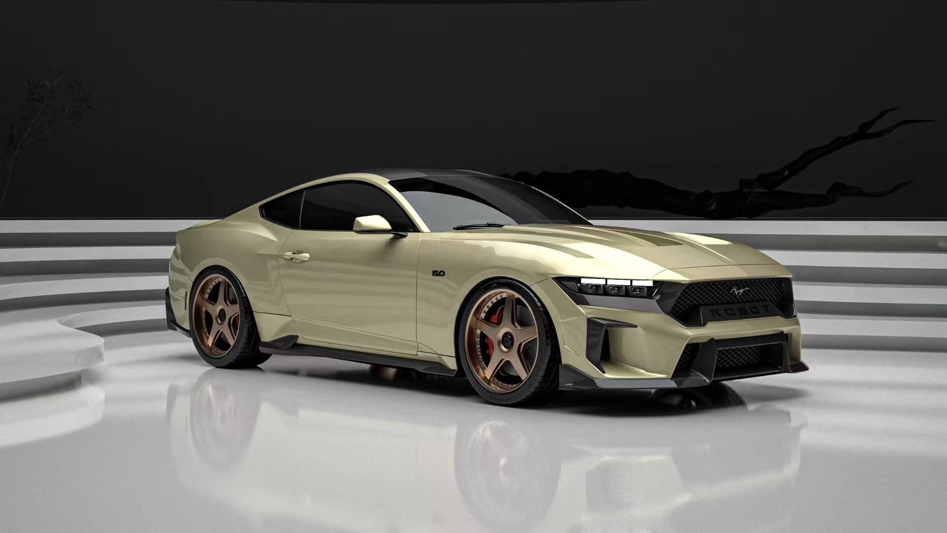 Robot Ford Mustang S650 V1 FRP Full Narrowbody Bodykit Aftermarket Carbon Fiber Part / Bodykit - Robot Bodykits