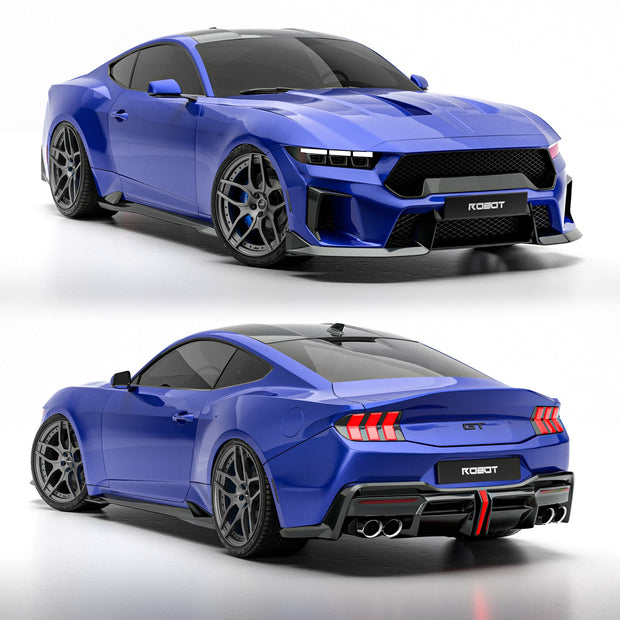 Robot Ford Mustang S650 V1 FRP Full Narrowbody Bodykit Aftermarket Carbon Fiber Part / Bodykit - Robot Bodykits