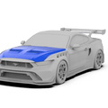 Robot Ford Mustang V5 GTR Widebody Bonnet Options Aftermarket Carbon Fiber Part / Bodykit - Robot Bodykits