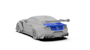Robot Ford Mustang V5 GTR Widebody Boot/Trunk Options