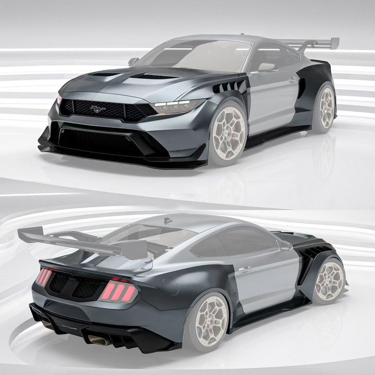 Robot Ford Mustang V5 GTR Widebody Kit for S550.1 & S550.2 Aftermarket Carbon Fiber Part / Bodykit - Robot Bodykits