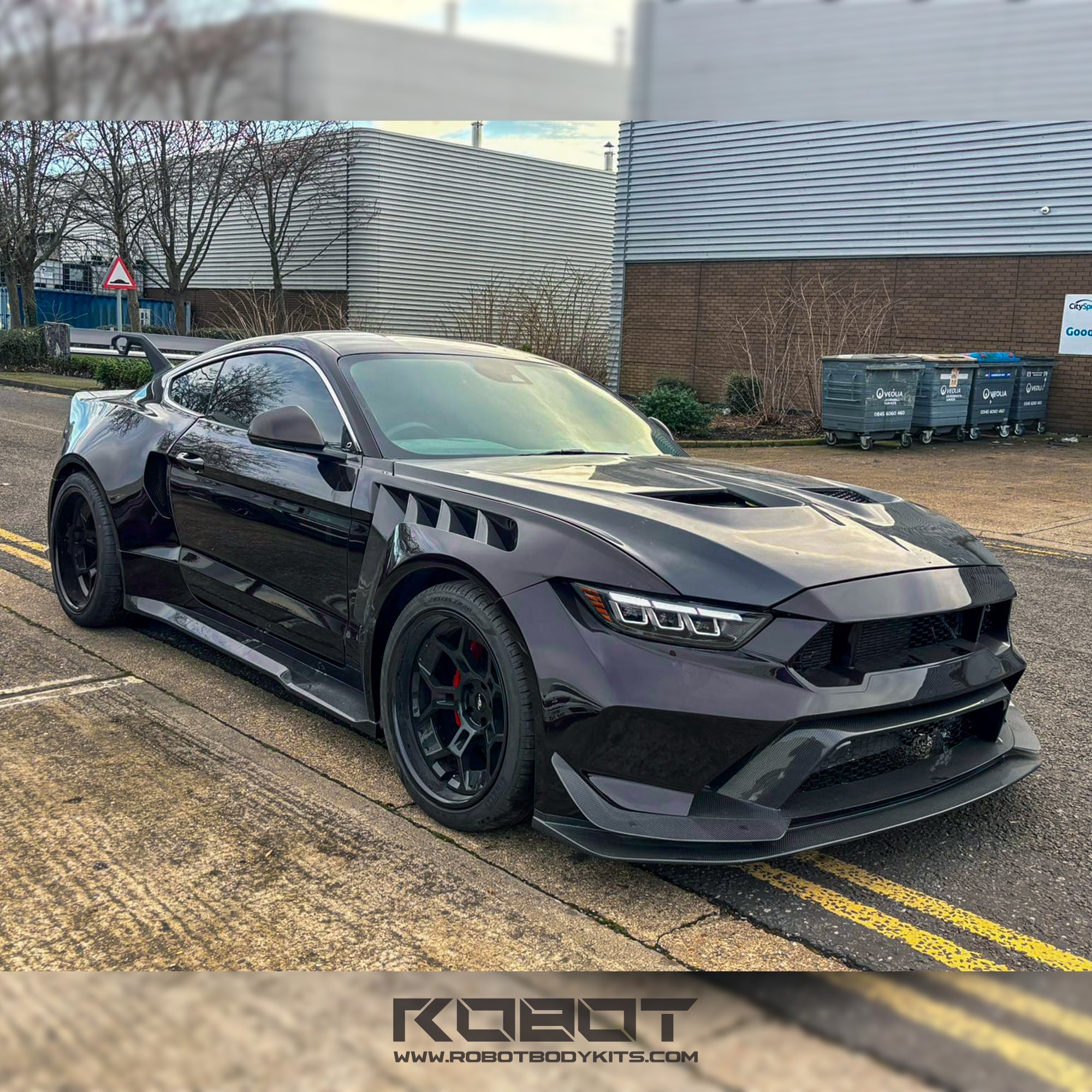 Robot Ford Mustang V5 GTR Widebody Kit for S550.1 & S550.2 Aftermarket Carbon Fiber Part / Bodykit - Robot Bodykits
