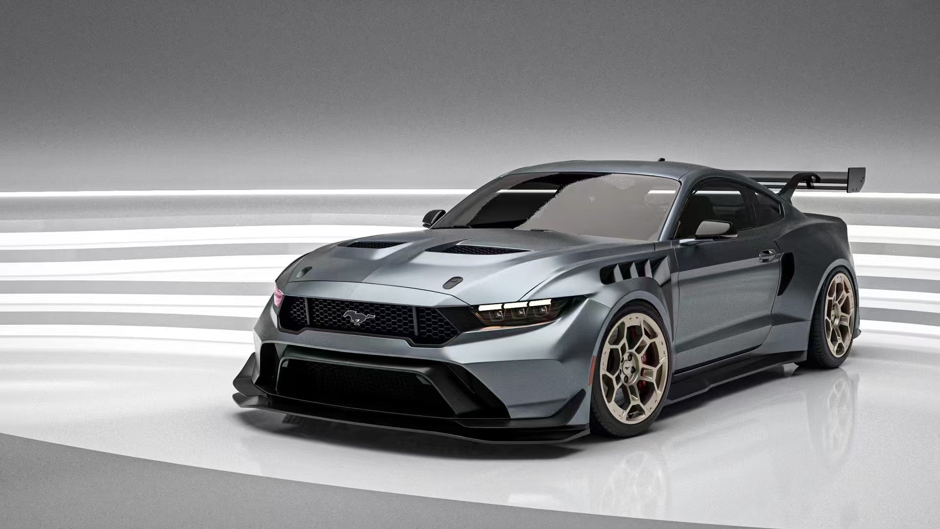 Robot Ford Mustang V5 GTR Widebody Kit for S550.1 & S550.2 Aftermarket Carbon Fiber Part / Bodykit - Robot Bodykits