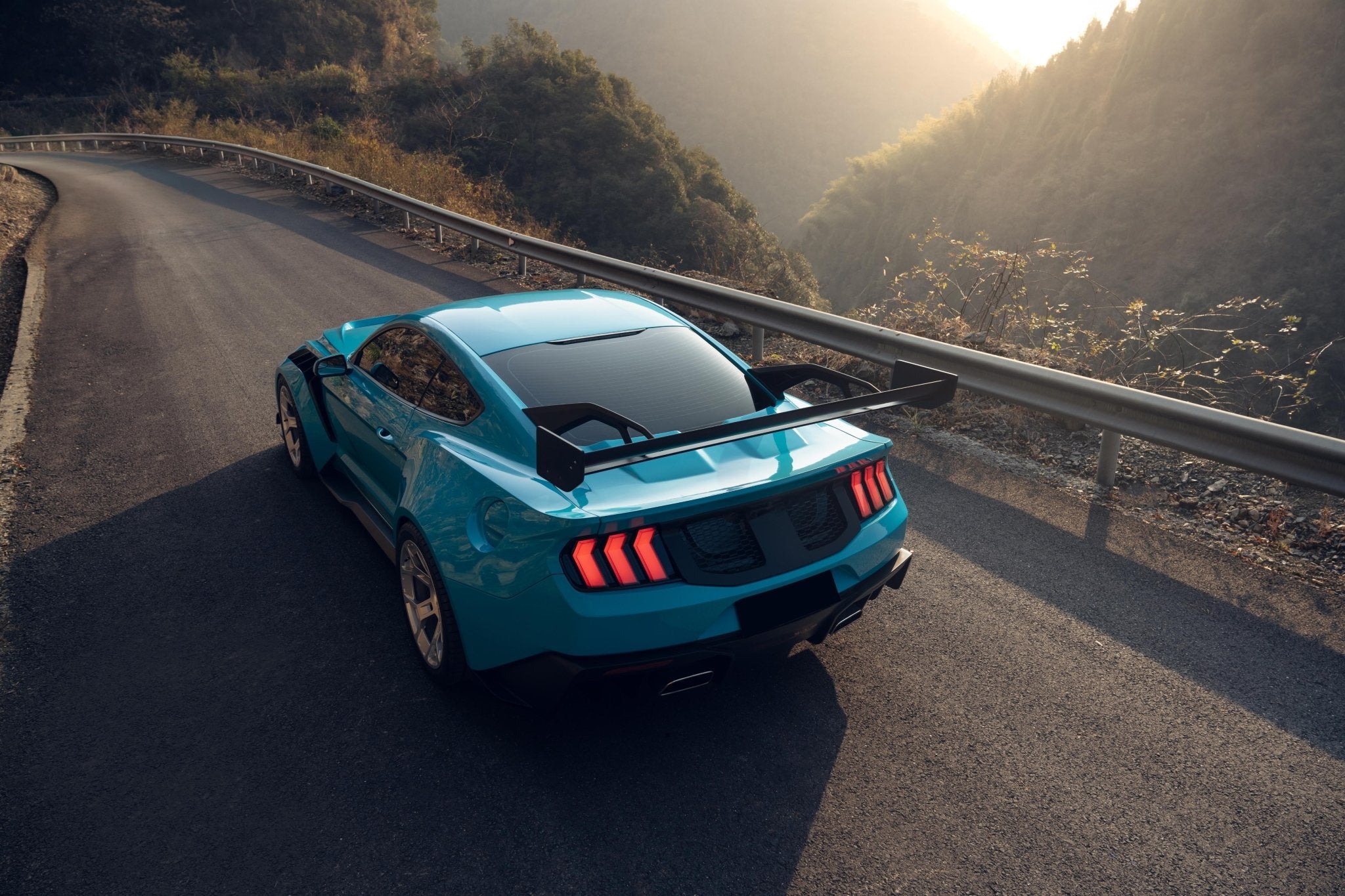 Robot Ford Mustang V5 GTR Widebody Kit for S550.1 & S550.2 Aftermarket Carbon Fiber Part / Bodykit - Robot Bodykits