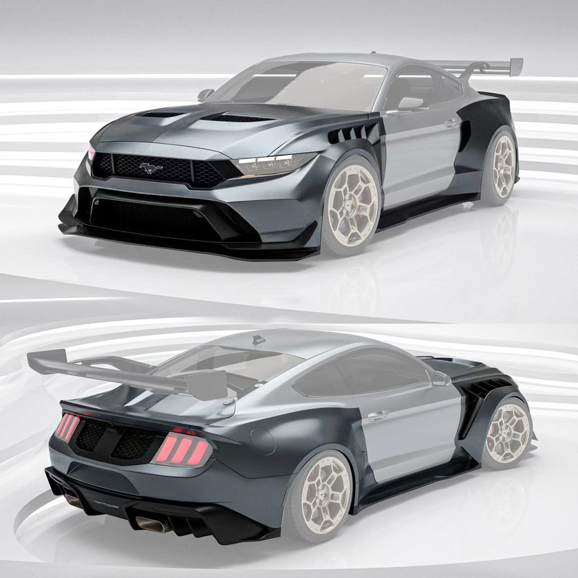 Robot Ford Mustang V5 GTR Widebody Kit for S550.1 & S550.2 Aftermarket Carbon Fiber Part / Bodykit - Robot Bodykits