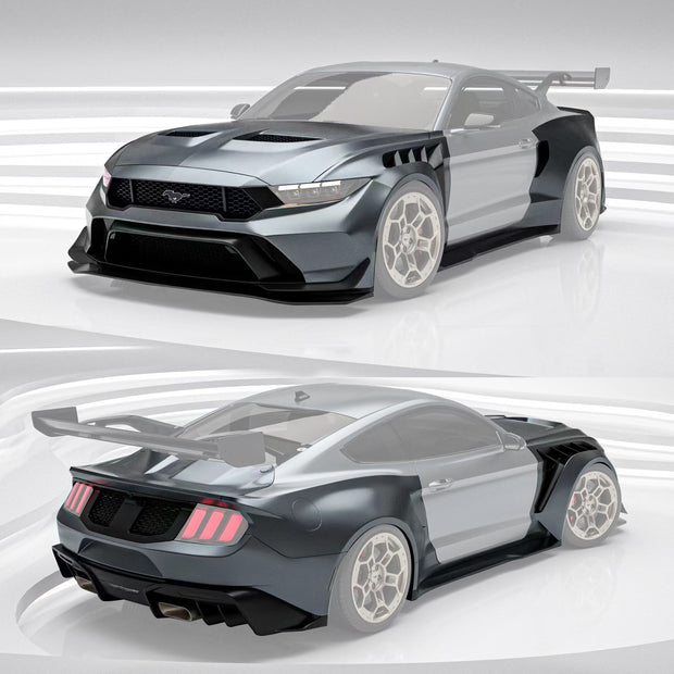 Robot Ford Mustang V5 GTR Widebody Kit for S550.1 & S550.2 Aftermarket Carbon Fiber Part / Bodykit - Robot Bodykits