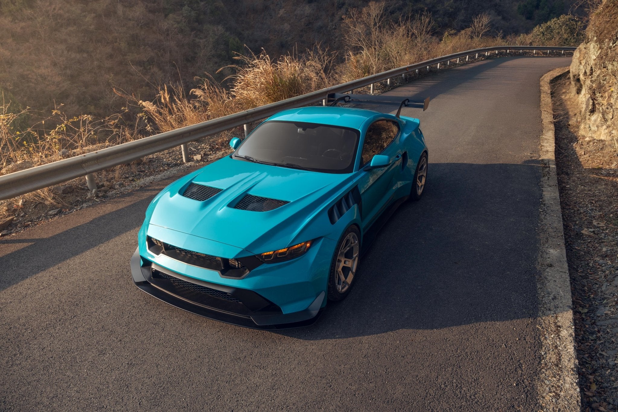 Robot Ford Mustang V5 GTR Widebody Kit for S550.1 & S550.2 Aftermarket Carbon Fiber Part / Bodykit - Robot Bodykits