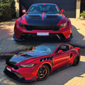 Robot Ford Mustang V5 GTR Widebody Kit for S550.1 & S550.2 Aftermarket Carbon Fiber Part / Bodykit - Robot Bodykits