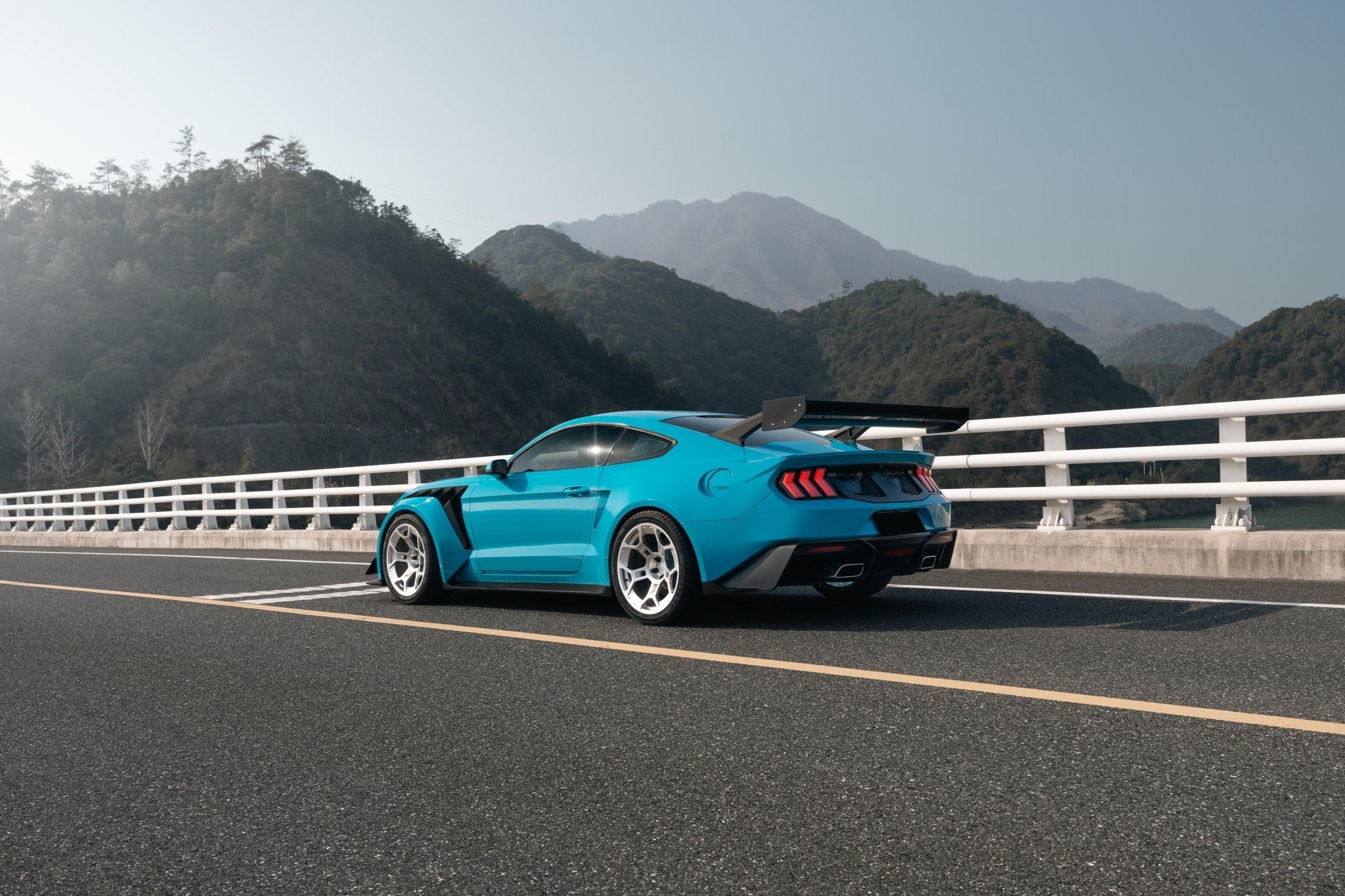 Robot Ford Mustang V5 GTR Widebody Kit for S550.1 & S550.2 Aftermarket Carbon Fiber Part / Bodykit - Robot Bodykits