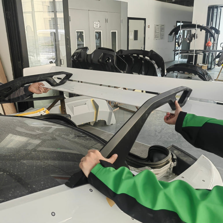 Robot Ford Mustang V5 GTR Widebody Spoiler/Wing for S550.1, S550.2 & S650 Aftermarket Carbon Fiber Part / Bodykit - Robot Bodykits