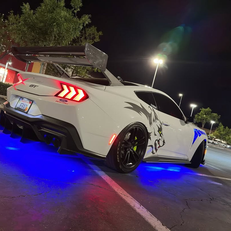Robot Ford Mustang V5 GTR Widebody Spoiler/Wing for S550.1, S550.2 & S650 Aftermarket Carbon Fiber Part / Bodykit - Robot Bodykits