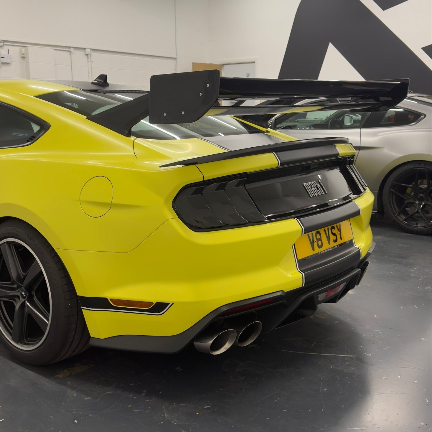 Robot Ford Mustang V5 GTR Widebody Spoiler/Wing for S550.1, S550.2 & S650 Aftermarket Carbon Fiber Part / Bodykit - Robot Bodykits