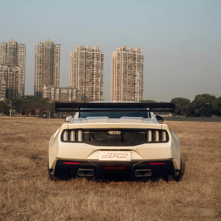 Robot Ford Mustang V5 GTR Widebody Spoiler/Wing for S550.1, S550.2 & S650 Aftermarket Carbon Fiber Part / Bodykit - Robot Bodykits