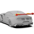 Robot Ford Mustang V5 GTR Widebody Spoiler/Wing for S550.1, S550.2 & S650 Aftermarket Carbon Fiber Part / Bodykit - Robot Bodykits