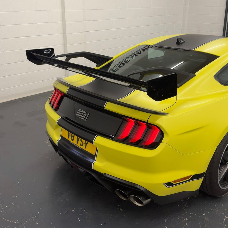 Robot Ford Mustang V5 GTR Widebody Spoiler/Wing for S550.1, S550.2 & S650 Aftermarket Carbon Fiber Part / Bodykit - Robot Bodykits
