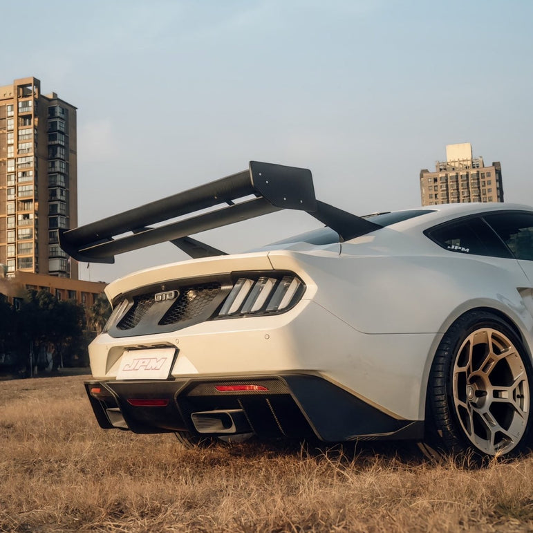 Robot Ford Mustang V5 GTR Widebody Spoiler/Wing for S550.1, S550.2 & S650 Aftermarket Carbon Fiber Part / Bodykit - Robot Bodykits