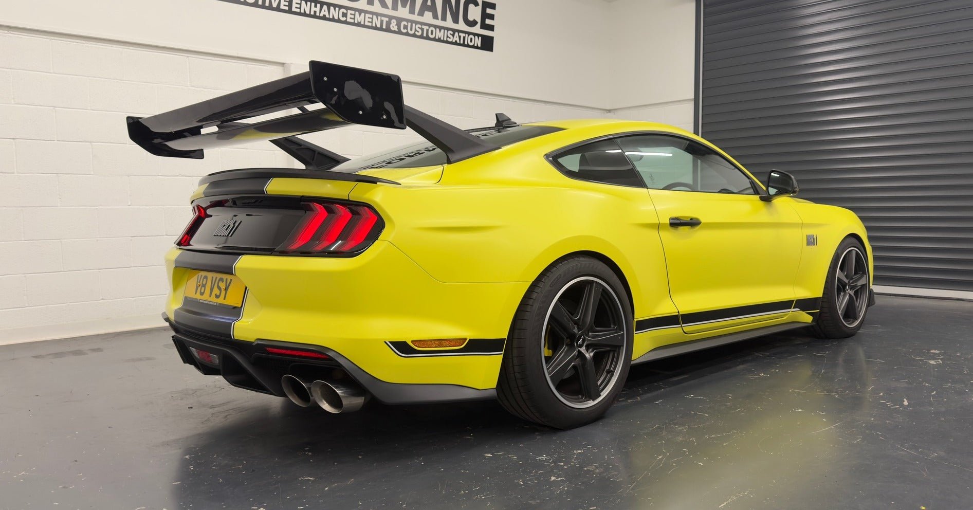 Robot Ford Mustang V5 GTR Widebody Spoiler/Wing for S550.1, S550.2 & S650 Aftermarket Carbon Fiber Part / Bodykit - Robot Bodykits