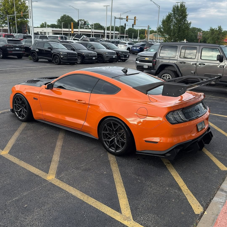Robot Ford Mustang V5 GTR Widebody Spoiler/Wing for S550.1, S550.2 & S650 Aftermarket Carbon Fiber Part / Bodykit - Robot Bodykits