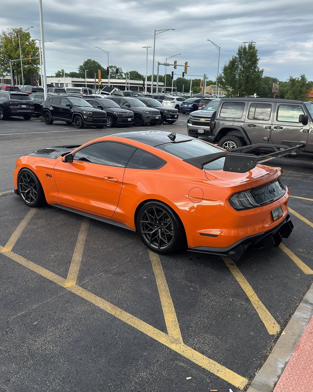 Robot Ford Mustang V5 GTR Widebody Spoiler/Wing for S550.1, S550.2 & S650 Aftermarket Carbon Fiber Part / Bodykit - Robot Bodykits