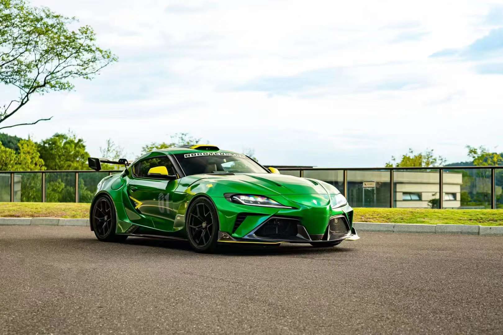 Robot Hyperion (Style B) Toyota GR Supra Moray Full Widebody Kit Aftermarket Carbon Fiber Part / Bodykit - Robot Bodykits
