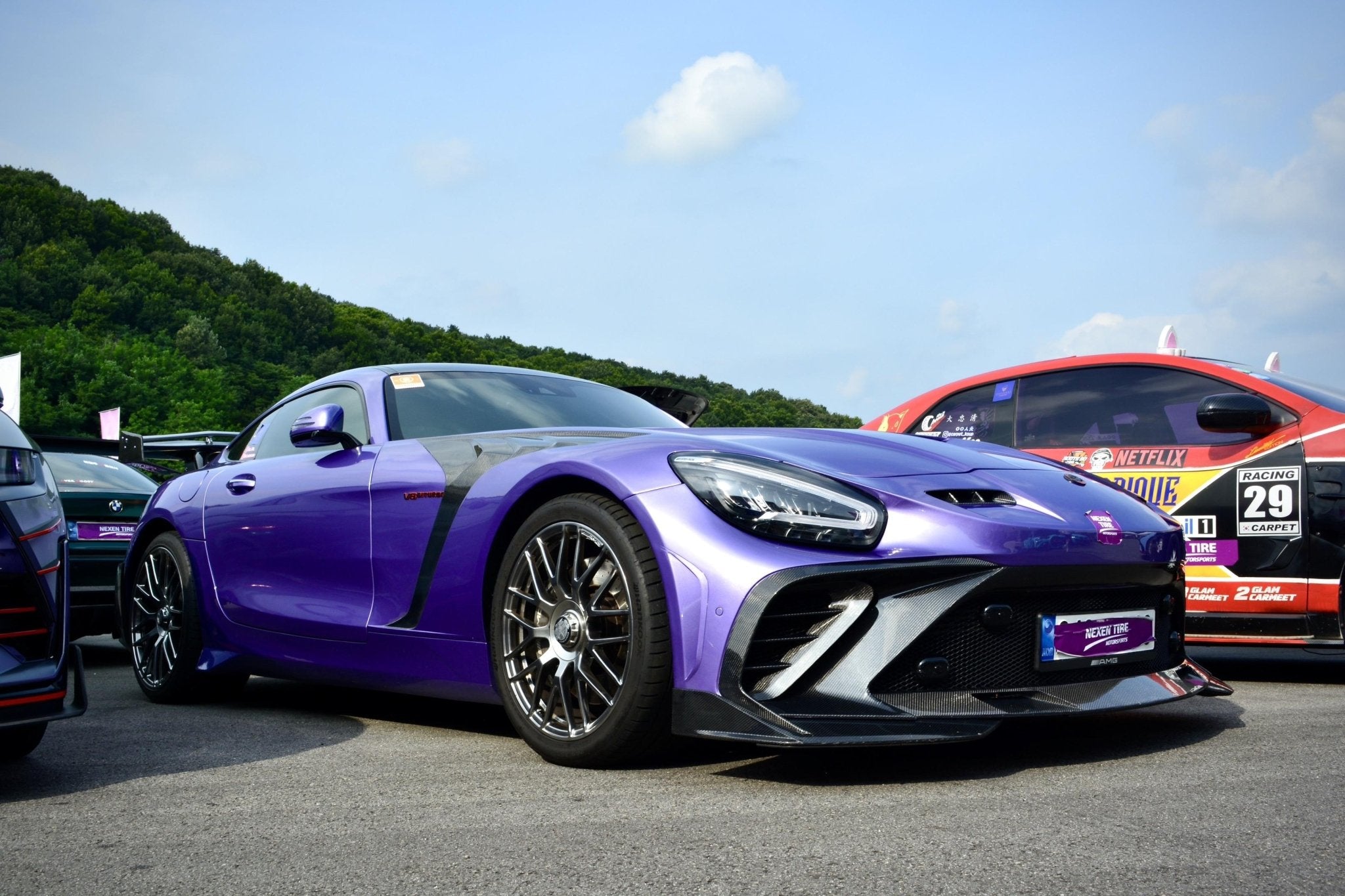 Robot Mercedes AMG GT Fibre Glass Reinforced Complete Body Kit Aftermarket Carbon Fiber Part / Bodykit - Robot Bodykits