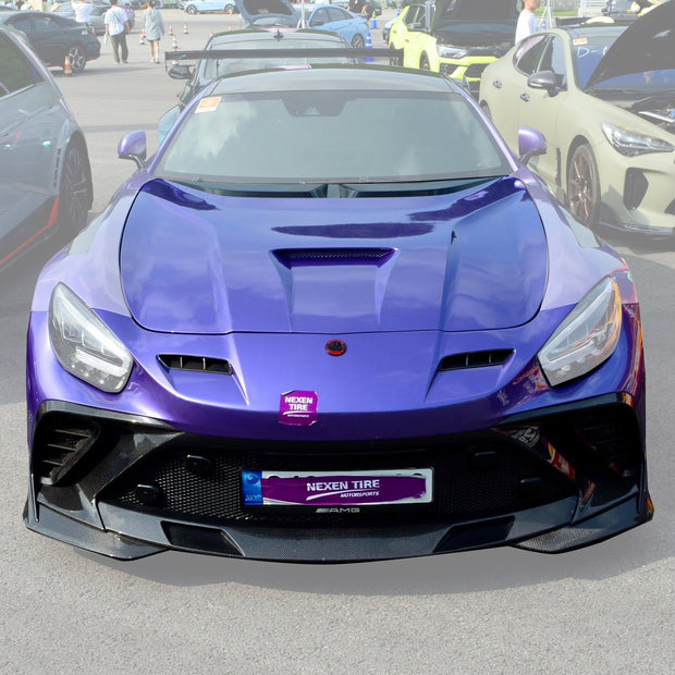 Robot Mercedes AMG GT Fibre Glass Reinforced Front Bumper & Bonnet Aftermarket Carbon Fiber Part / Bodykit - Robot Bodykits
