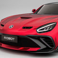 Robot Mercedes AMG GT Fibre Glass Reinforced Front Bumper & Bonnet Aftermarket Carbon Fiber Part / Bodykit - Robot Bodykits